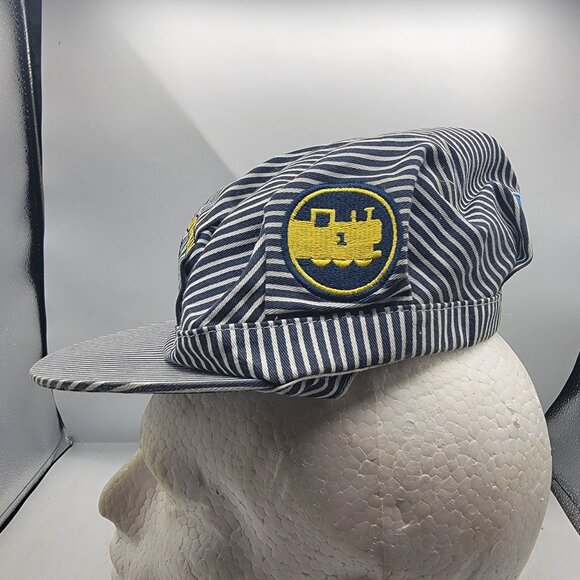 Thomas And Friends Toddlers Striped Engineer Cap With Patches Costumes Casual - Picture 2 of 10